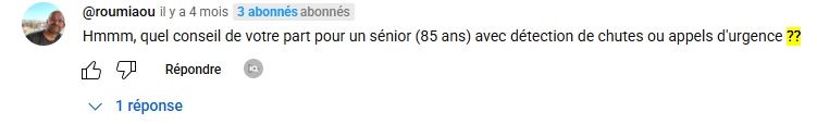 Commentaire Youtube, repérer les questions pour la recherche de mots-clés